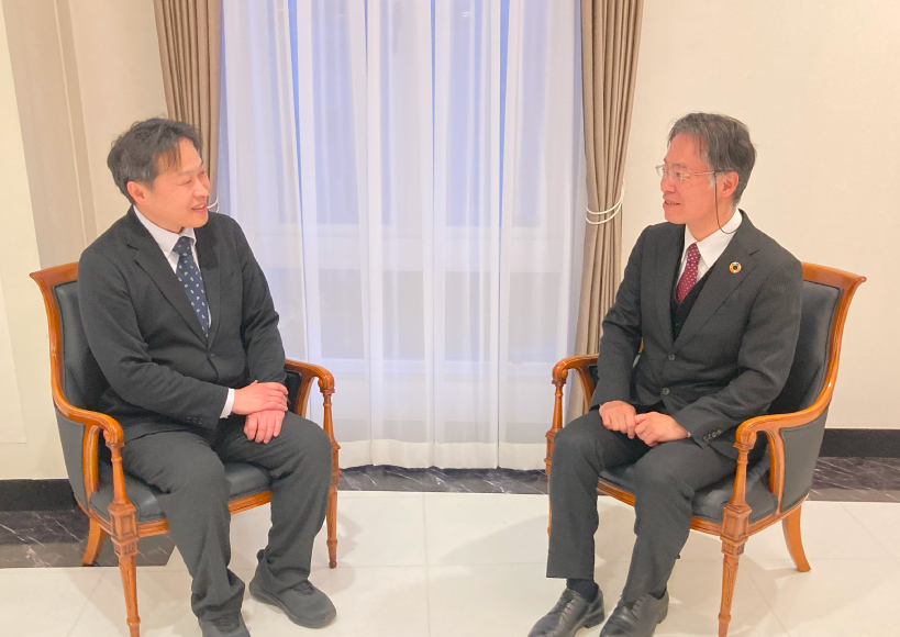 松本理事長・中井常務